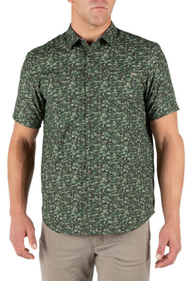 5.11 Tactical Micro Camo Short Sleeve Shirt in Thyme camo